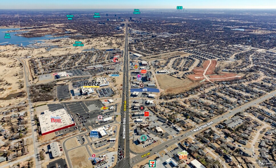 5758 NW Expressway, Oklahoma City, OK à louer - Aérien – Image 2 sur 2