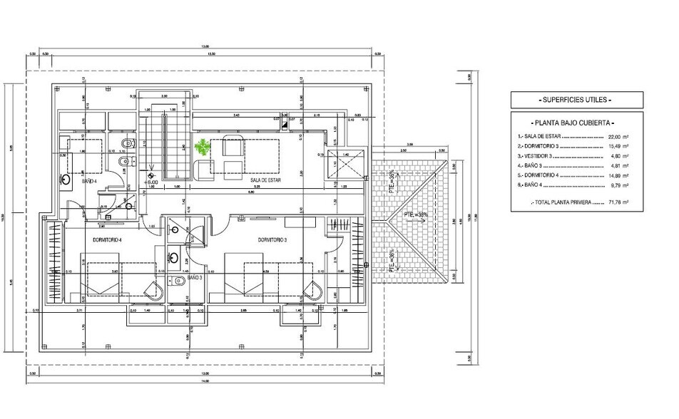 Calle Aulaga, 6, Galapagar, Madrid à vendre - Plan d’étage – Image 3 sur 7