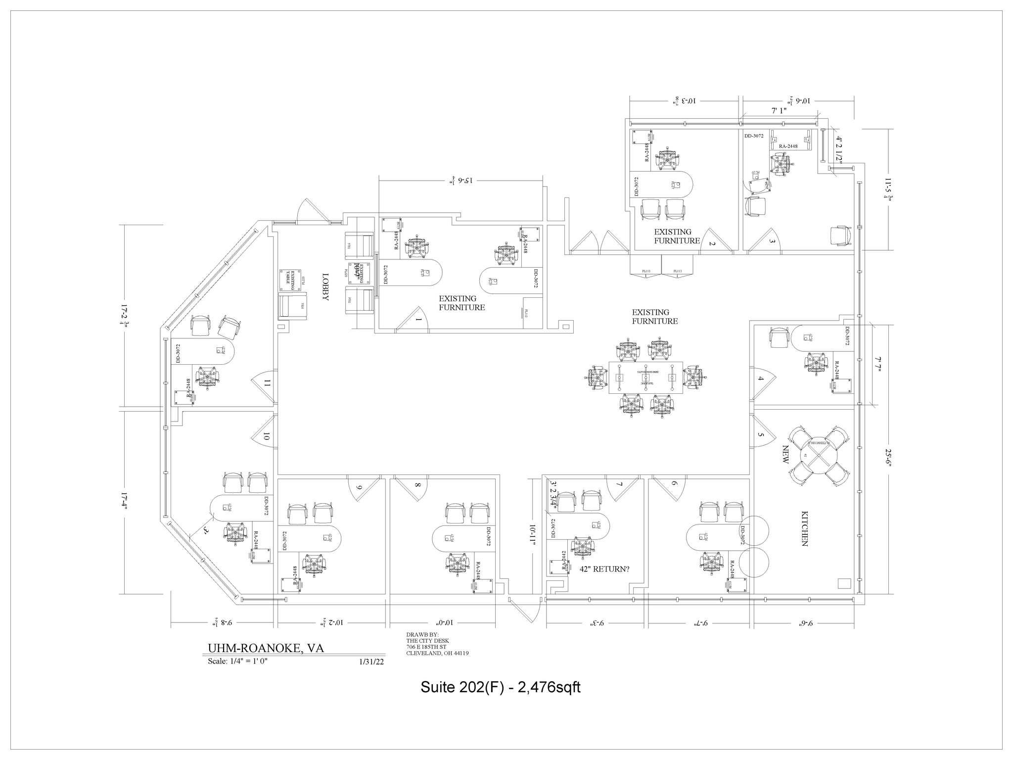 3800 Electric Rd, Roanoke, VA à louer Plan d’étage– Image 1 sur 1