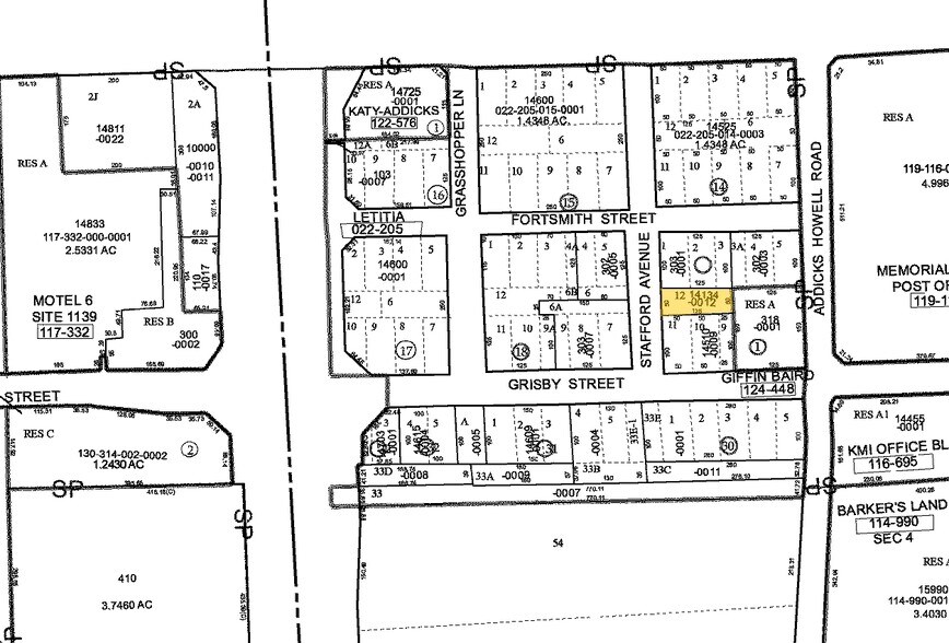 309 Stafford St, Houston, TX à vendre - Plan cadastral – Image 3 sur 3