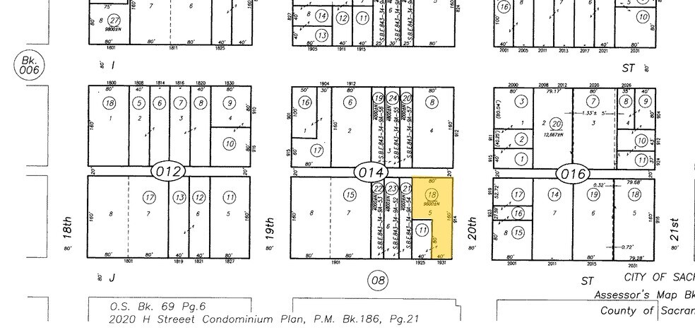 920 20th St, Sacramento, CA à louer - Plan cadastral – Image 2 sur 27
