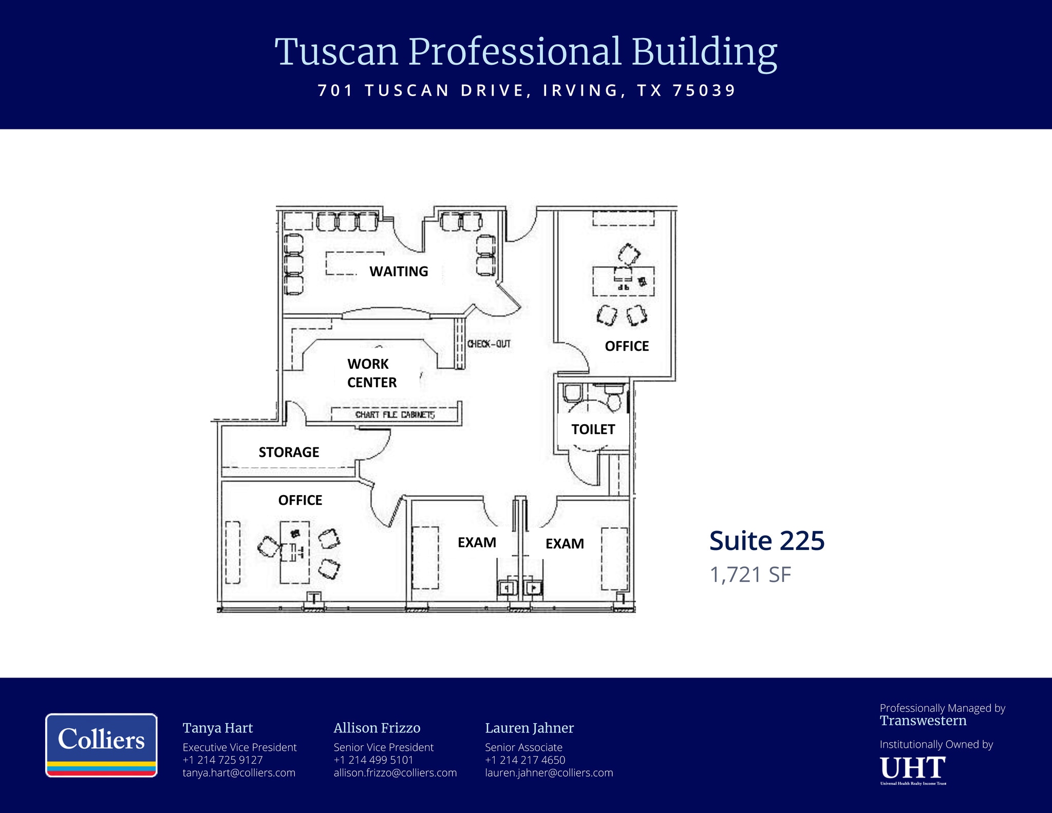 701 Tuscan Dr, Irving, TX à louer Plan d’étage– Image 1 sur 1