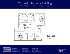 701 Tuscan Dr, Irving, TX à louer Plan d’étage– Image 1 sur 1
