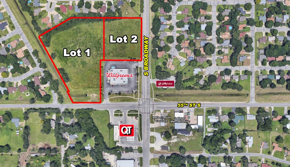 5535 S Broadway, Wichita, KS à vendre - Aérien – Image 1 sur 1