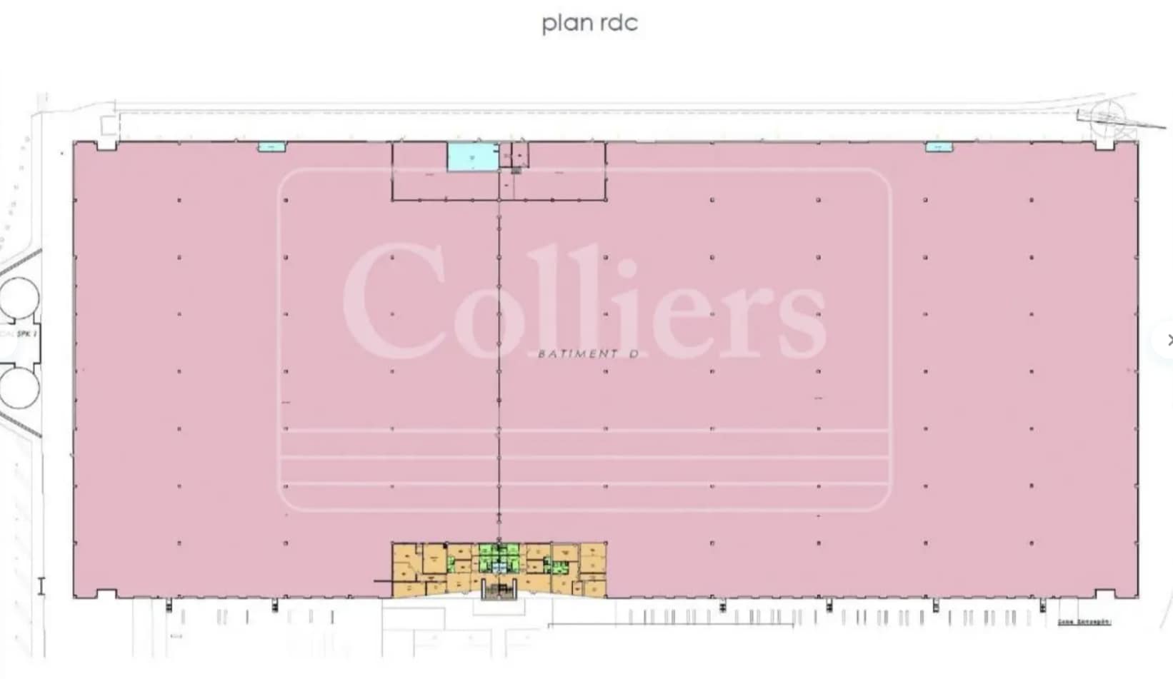 1 Rue De L'Espace Schengen, Lieusaint à louer Plan de site– Image 1 sur 2