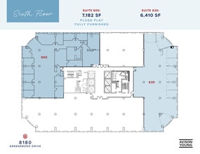8180-8200 Greensboro Dr, McLean, VA à louer Plan d’étage– Image 1 sur 1