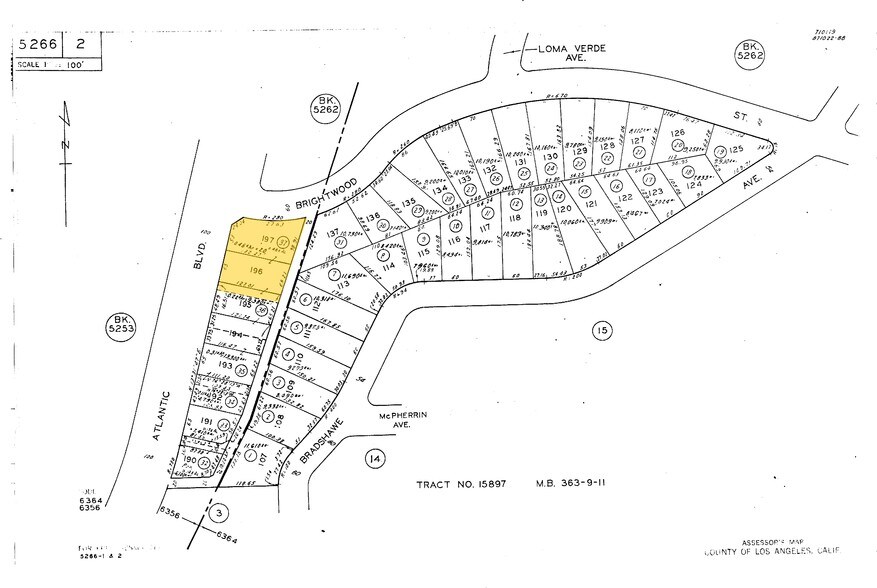 1900-1906 S Atlantic Blvd, Monterey Park, CA à louer - Plan cadastral – Image 2 sur 4