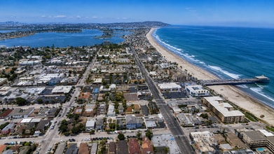 849-855 Emerald St, San Diego, CA - Vue aérienne vue de carte