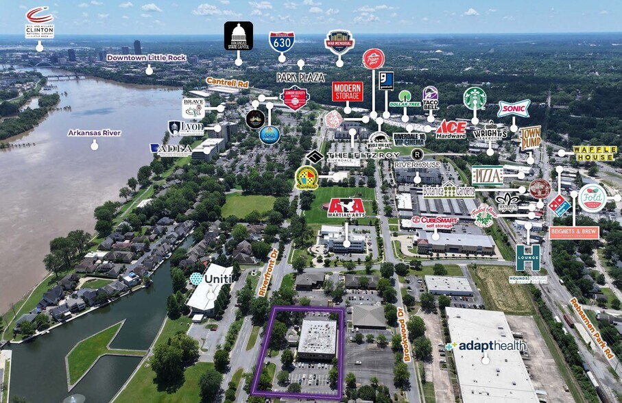 2120 Riverfront Dr, Little Rock, AR à louer - Photo de l’immeuble – Image 2 sur 12