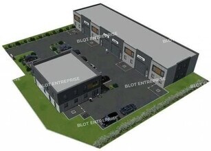 Saint-Gilles, IEV - VUE AÉRIENNE  vue de carte