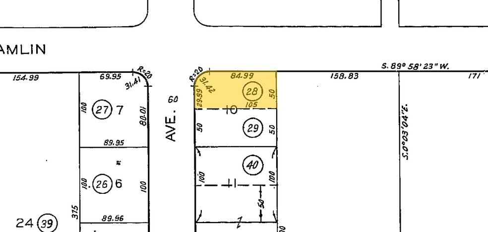 12150-12162 Hamlin St, North Hollywood, CA à louer - Plan cadastral – Image 2 sur 9