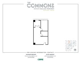 15110 N Dallas Pky, Dallas, TX à vendre Plan d’étage– Image 1 sur 1