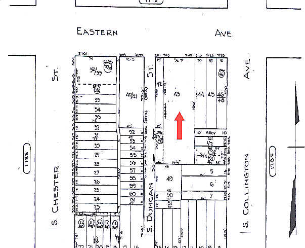 2115-2117 Eastern Ave, Baltimore, MD à louer - Plan cadastral – Image 3 sur 4