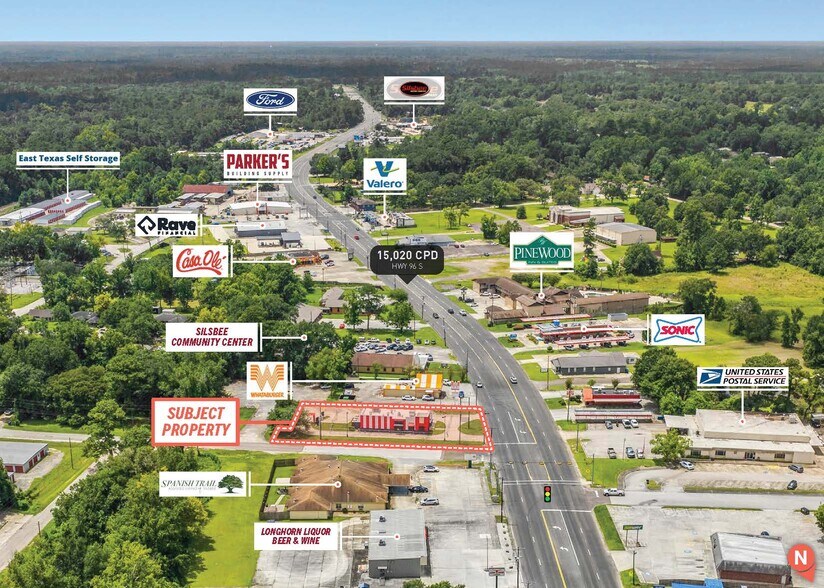 815 Highway 96 S, Silsbee, TX à vendre - Aérien – Image 2 sur 4
