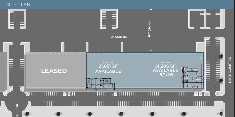 7865 Northcourt Rd, Houston, TX à louer Plan de site– Image 1 sur 1