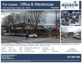 3415 Stone Way N, Seattle, WA à louer Photo de l’immeuble– Image 2 sur 6