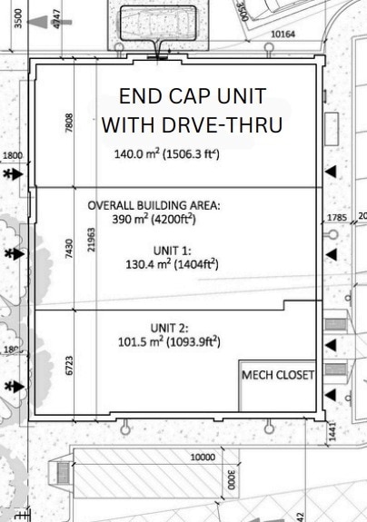 131-135 Sandwich St S, Amherstburg, ON à louer Plan d’étage– Image 1 sur 2