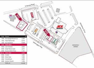 4040-4068 Wilmington Pike, Dayton, OH à louer Plan de site– Image 1 sur 1