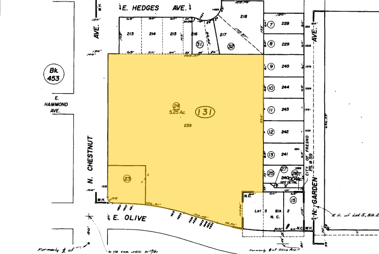 1180 Chestnut, Fresno, CA à louer - Plan cadastral – Image 3 sur 3