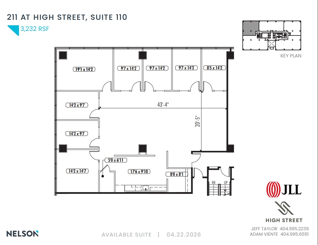 211 Perimeter Center Pky NE, Atlanta, GA à louer Plan d’étage– Image 1 sur 1