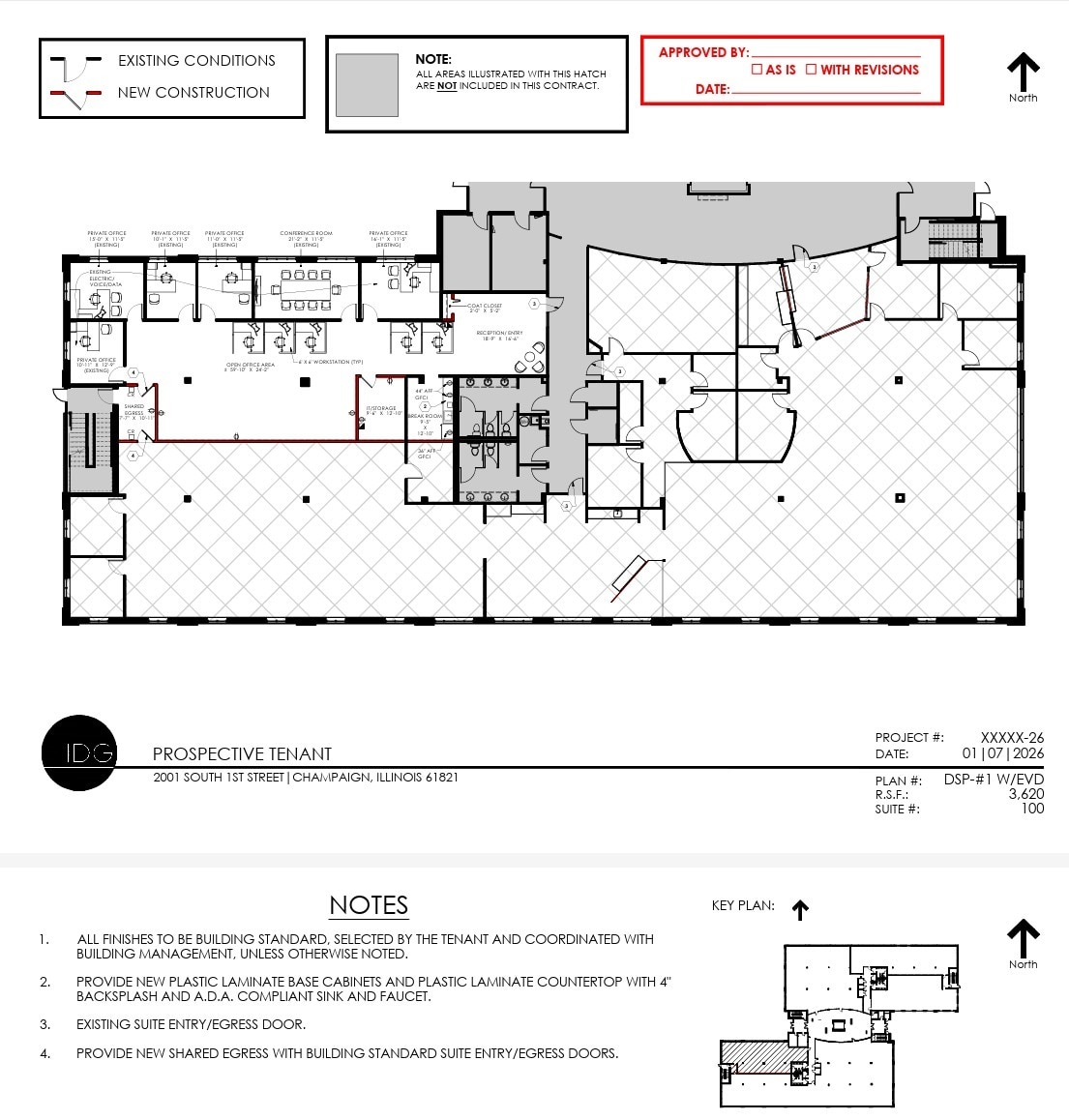 2001 S First St, Champaign, IL à louer Plan d’étage– Image 1 sur 1