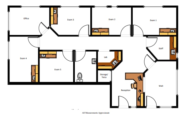 120 La Casa Via, Walnut Creek, CA à louer Plan d’étage– Image 1 sur 1