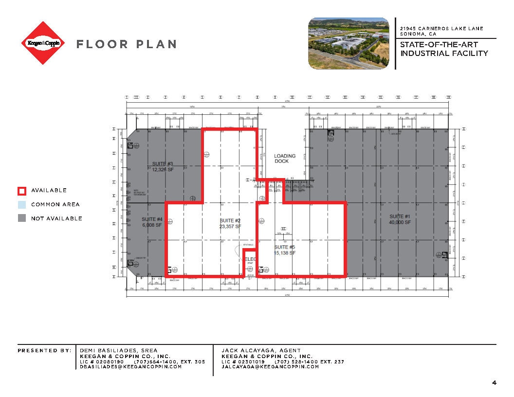 21945 Carneros Lake Ln, Sonoma, CA à louer Plan d’étage– Image 1 sur 1