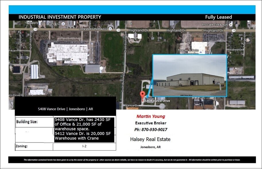 5408 Vance Dr, Jonesboro, AR à vendre - Photo de l’immeuble – Image 2 sur 9