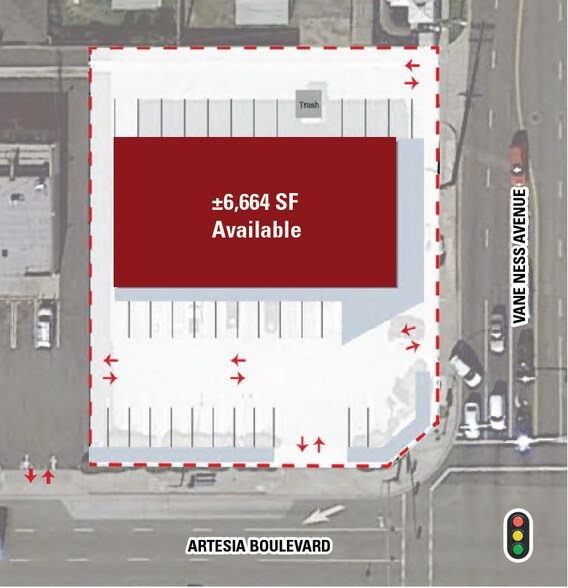 2205 Artesia Blvd, Torrance, CA à louer - Plan de site – Image 2 sur 3