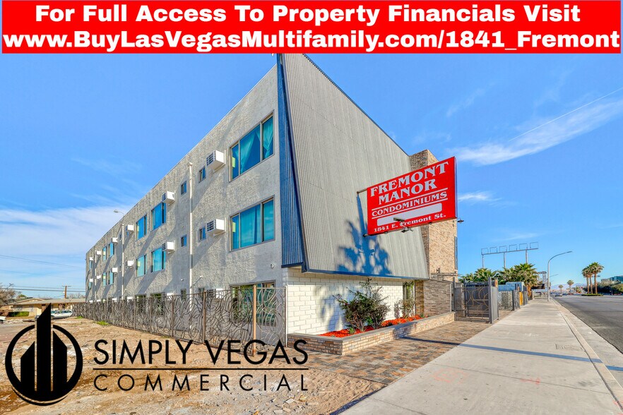 1841 E Fremont St, Las Vegas, NV à vendre - Photo de l’immeuble – Image 2 sur 9