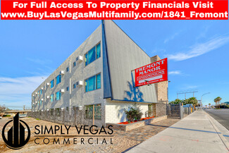 Plus de détails pour 1841 E Fremont St, Las Vegas, NV - Logement à vendre