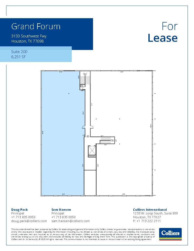 3133 Southwest Fwy, Houston, TX à vendre Plan d’étage– Image 1 sur 1
