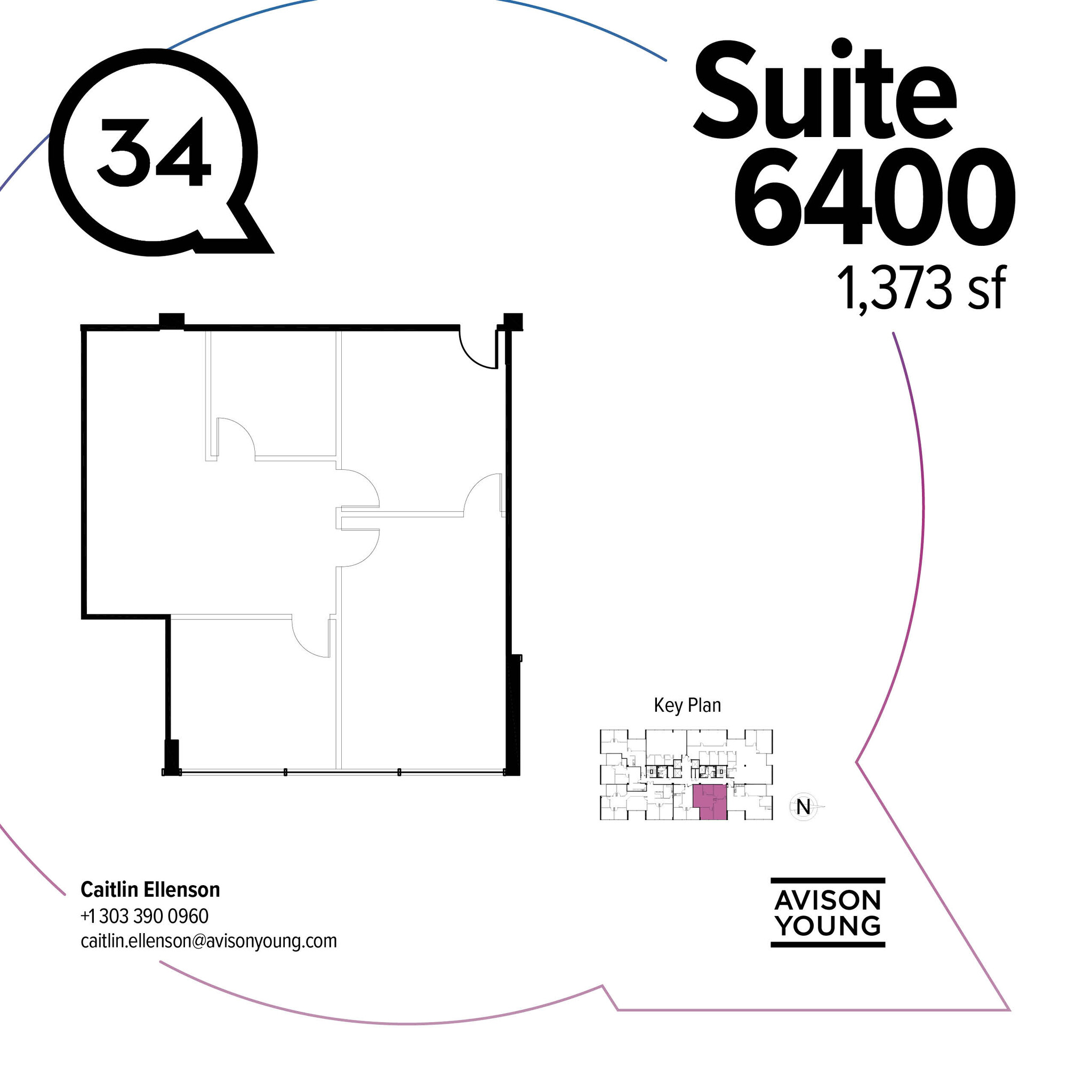 3401 Quebec St, Denver, CO à louer Plan d’étage– Image 1 sur 1