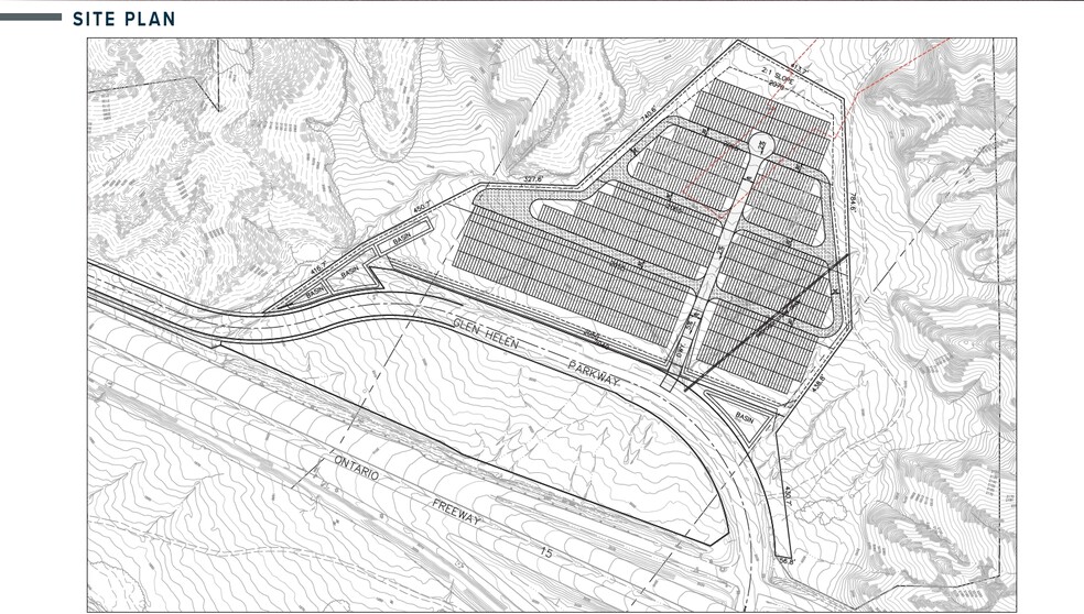 Glen Helen Pky, San Bernardino, CA à louer - Plan de site – Image 2 sur 2