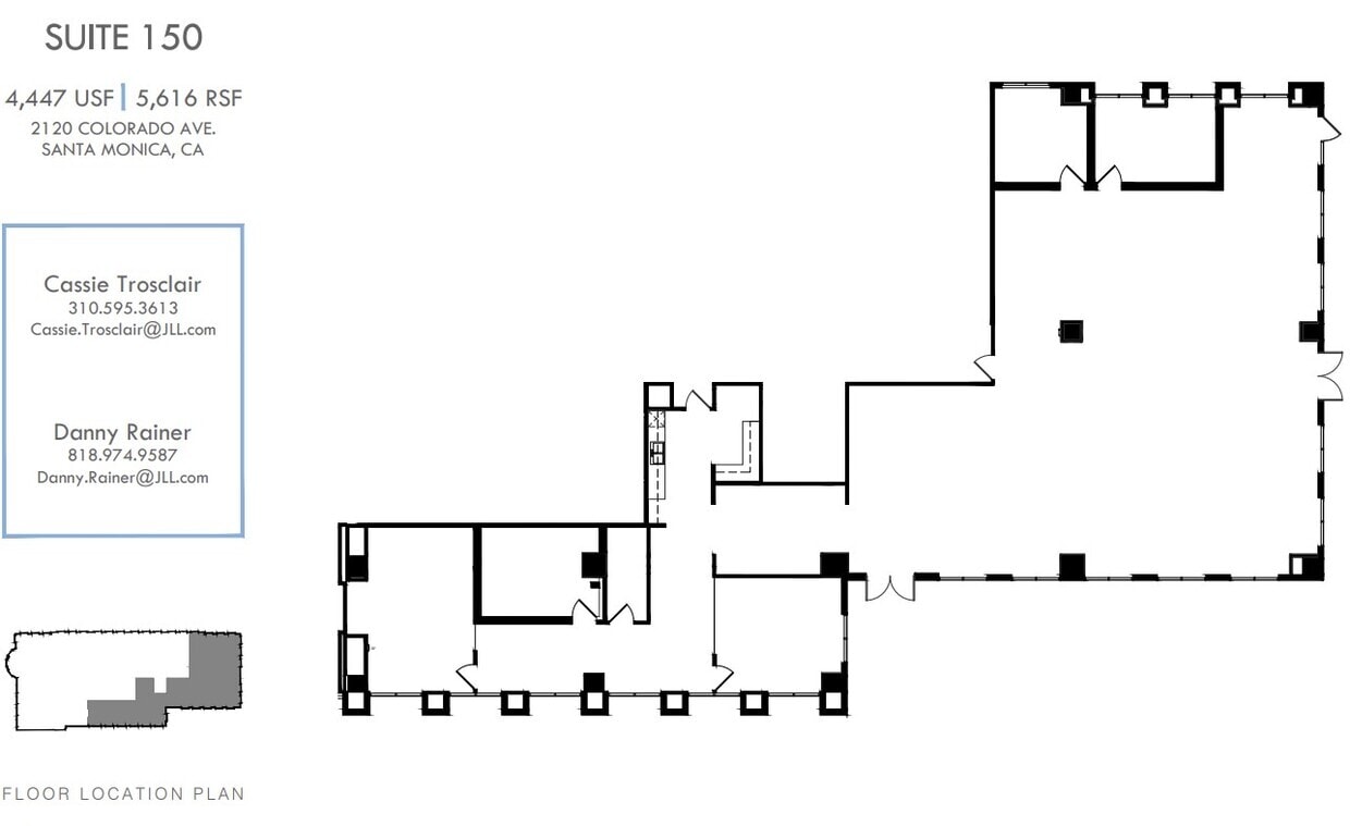 2150 Colorado Ave, Santa Monica, CA à louer Plan d’étage– Image 1 sur 1
