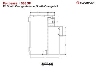 109-113 S Orange Ave, South Orange, NJ à louer Plan d’étage– Image 1 sur 1
