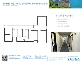 1250 N Mill St, Naperville, IL à louer Plan d’étage– Image 1 sur 4