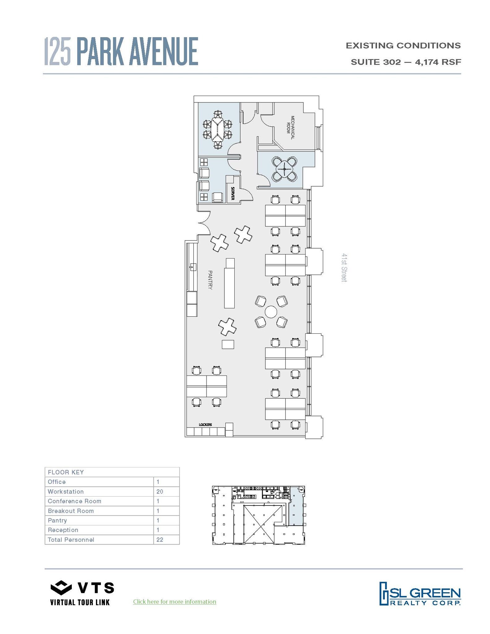 125 Park Ave, New York, NY à louer Plan d’étage– Image 1 sur 4