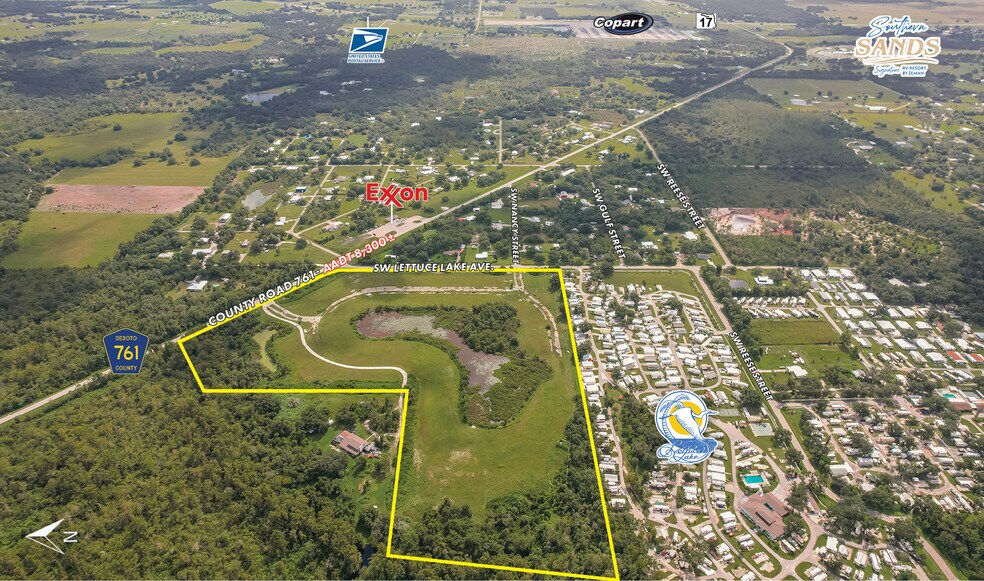 9881 SW Lettuce Lake Ave, Arcadia, FL à vendre - Aérien – Image 3 sur 7