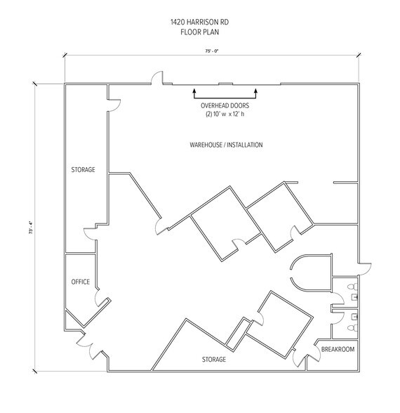1420 Harrison Rd, Colorado Springs, CO à vendre - Plan d’étage – Image 2 sur 11