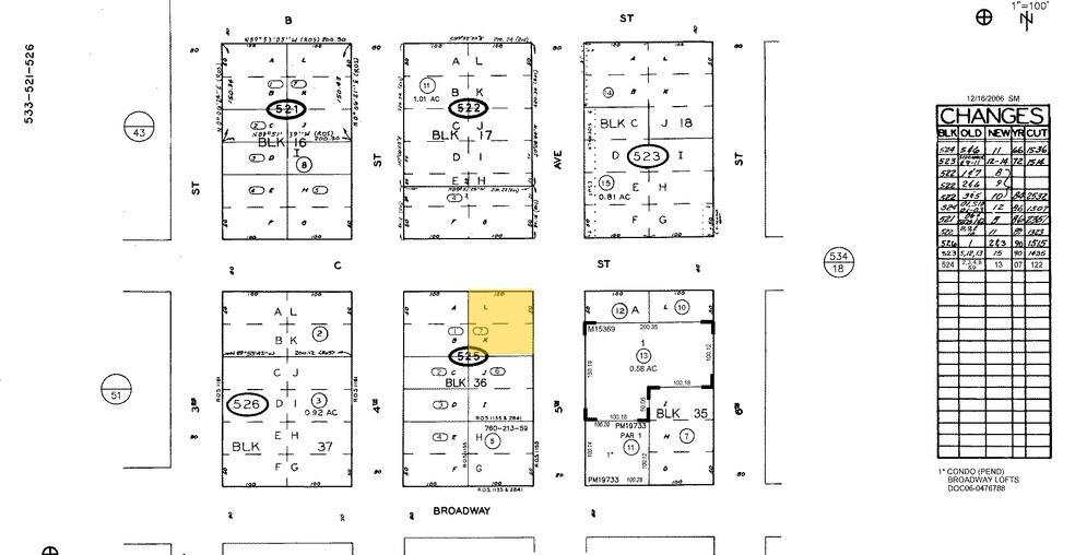 427 C St, San Diego, CA à louer - Plan cadastral – Image 3 sur 15