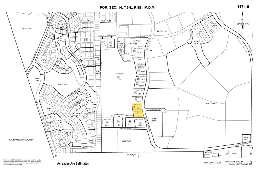 4717 Golden Foothill Pky, El Dorado Hills, CA à vendre - Plan cadastral – Image 2 sur 17