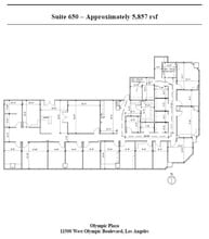 11500 W Olympic Blvd, Los Angeles, CA à louer Plan d’étage– Image 1 sur 1