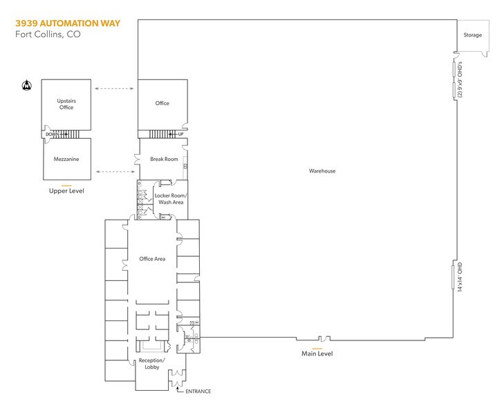 3939 Automation Way, Fort Collins, CO à vendre - Plan d’étage – Image 2 sur 9