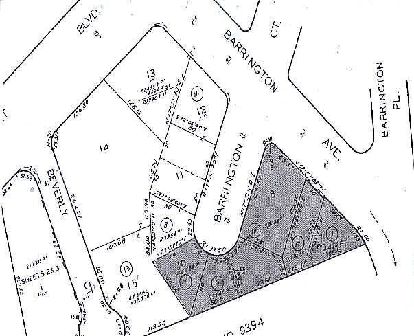 11700-11735 Barrington Ct, Los Angeles, CA à louer - Plan cadastral – Image 3 sur 6