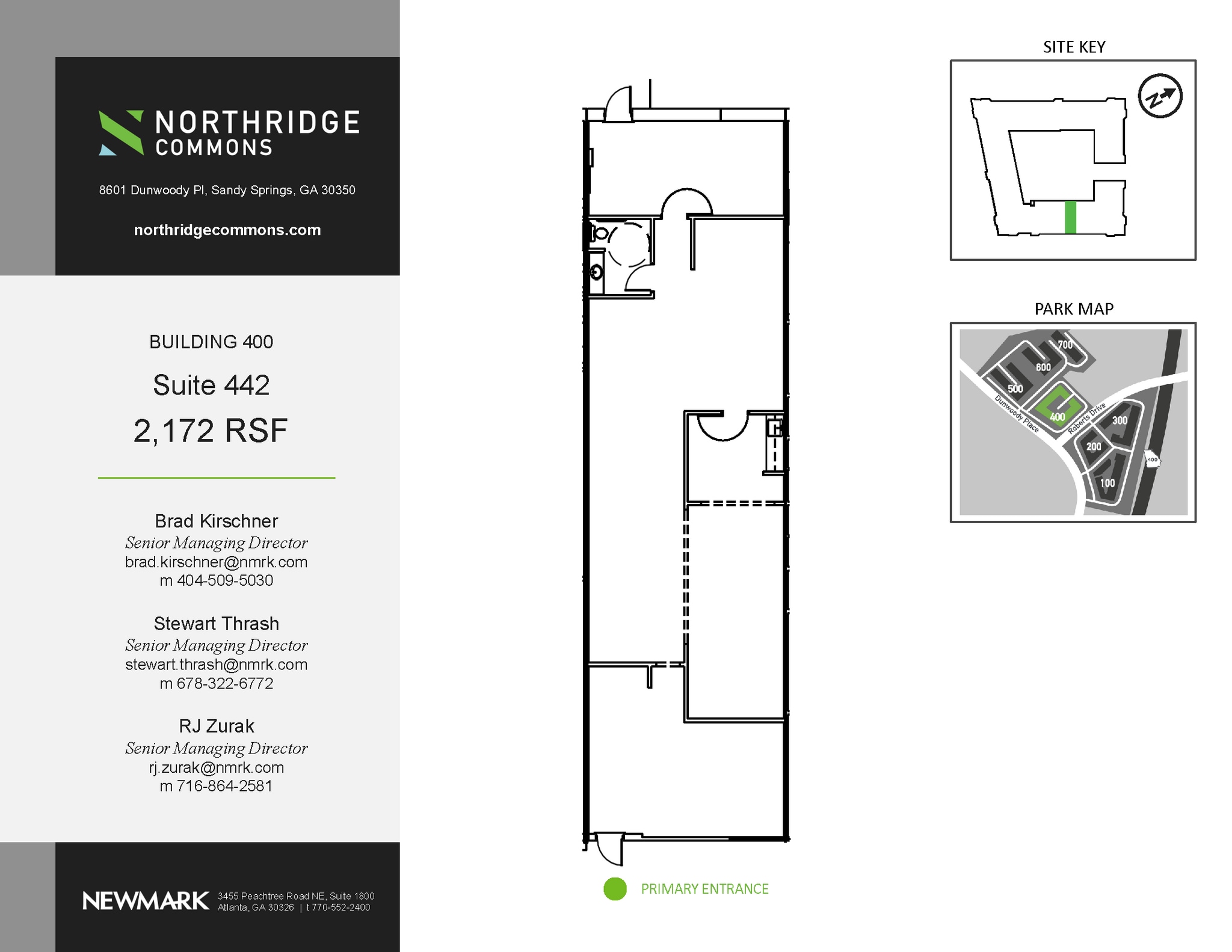 8601 Dunwoody Pl, Sandy Springs, GA à louer Plan d’étage– Image 1 sur 1