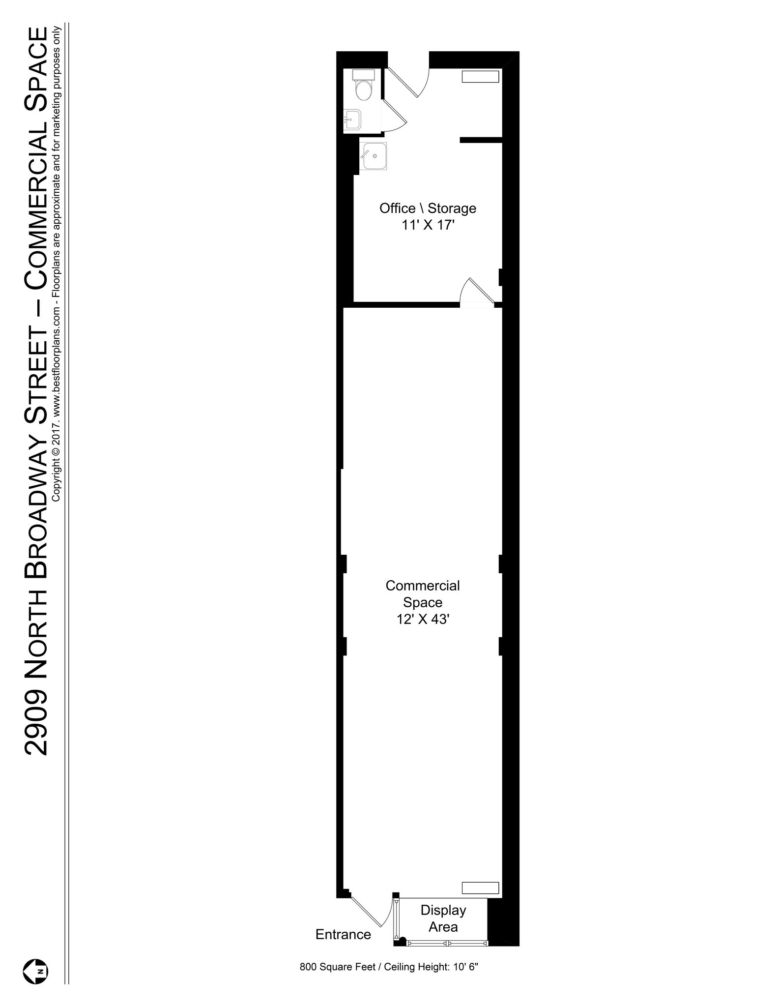 2903 N Broadway St, Chicago, IL à louer Plan de site– Image 1 sur 7