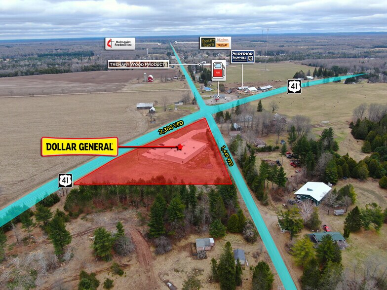 2634 Peterson rd, Trenary, MI à vendre - Aérien – Image 3 sur 6