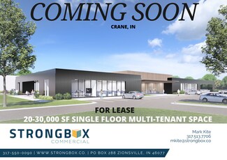 Plus de détails pour Sgm Gene Shaw Technology dr, Crane, IN - Local d'activités à louer