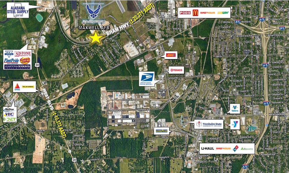 2840 Birmingham Hwy, Montgomery, AL à vendre - Photo de l’immeuble – Image 2 sur 2